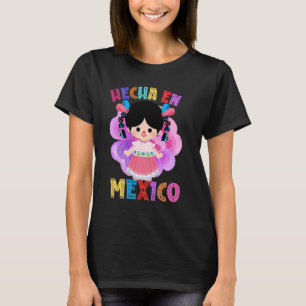 T-shirt Mexicaine Filles Mexique Muñeca Lelé, Doll de Rag 