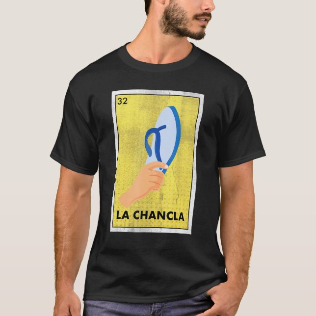 T-shirt Mexicaine La Chancla Lottery Tradicional Le Flip F (Devant)