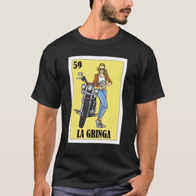 T-shirt Mexicaine pour Blonde Girls La Gringa 2 (Devant)