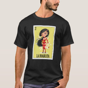 T-shirt Mexicaine pour Femmes La Diablita