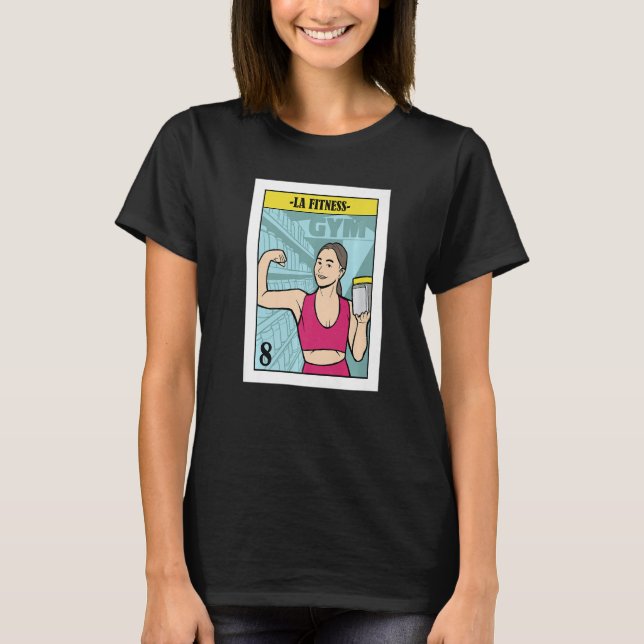 T-shirt Mexicaine pour Fit Girls La Fitness (Devant)