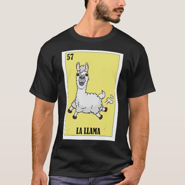 T-shirt Mexicaine pour Latinos La Llama (Devant)