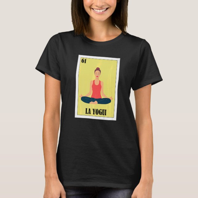 T-shirt Mexicaine pour les fans de yoga La Yogui 1 (Devant)