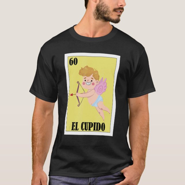 T-shirt Mexicaine pour Valentines Day Cupido 7 (Devant)