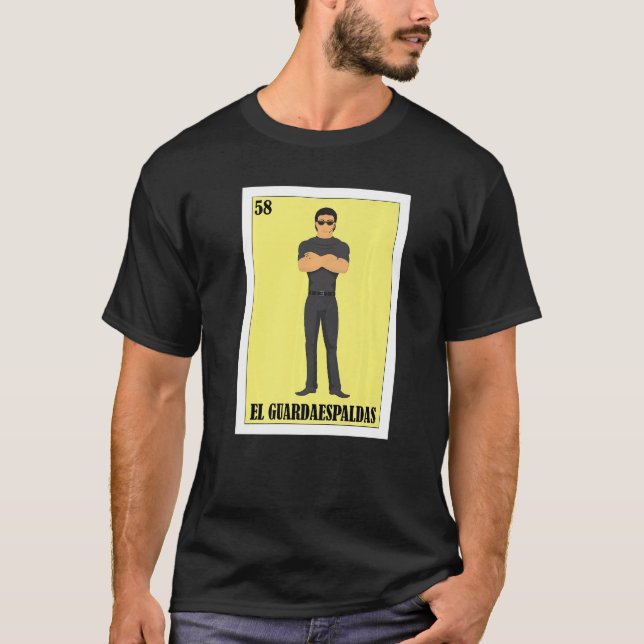 T-shirt Mexican Bodyguarrd  El Guardaespaldas (Devant)
