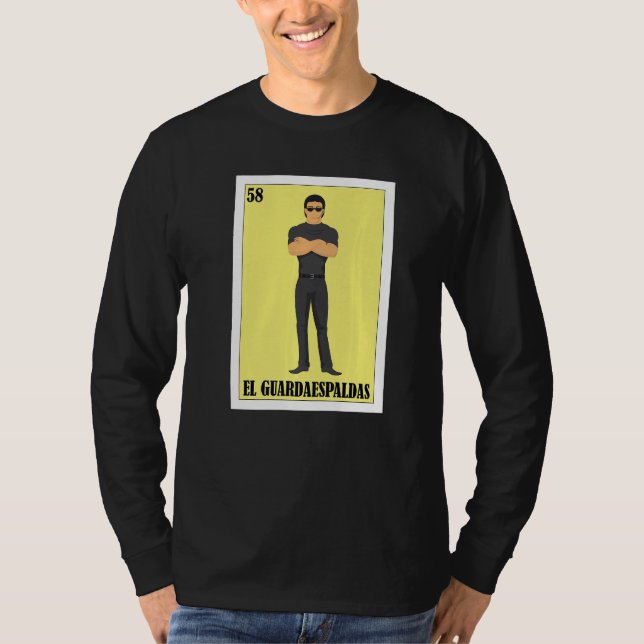 T-shirt Mexican Bodyguarrd  El Guardaespaldas (Devant)