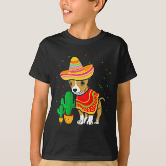 T-shirt Mexican Chihuahua Dog Sombrero Cinco De Mayo Fiest