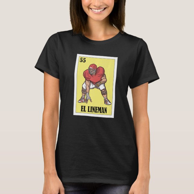 T-shirt Mexican for Players  El Lineman (Devant)