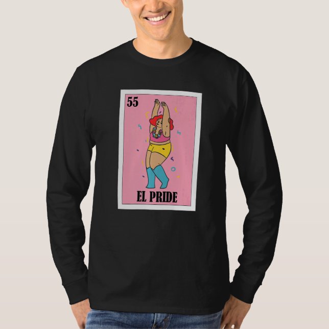 T-shirt Mexican Lgbt  El Pride (Devant)