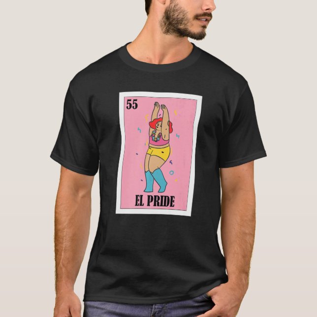 T-shirt Mexican Lgbt  El Pride (Devant)