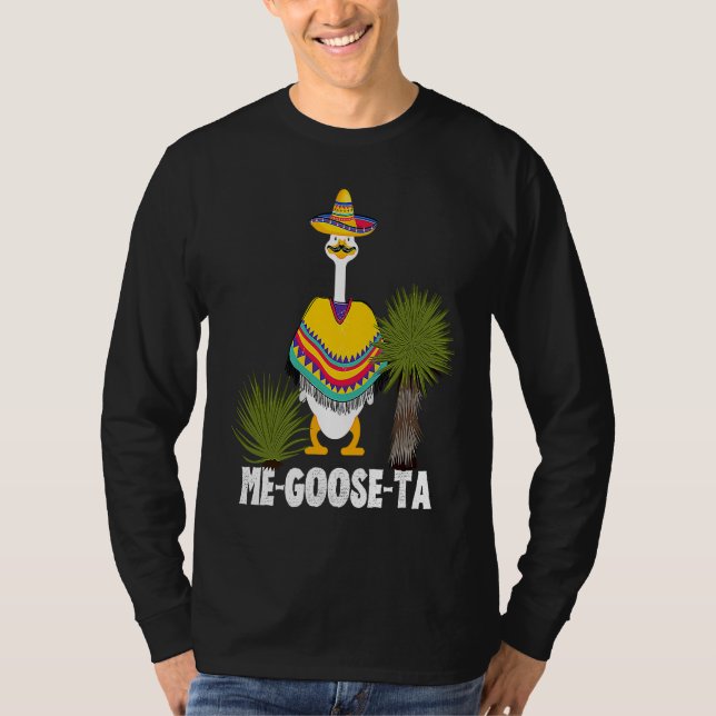 T-shirt Mexican  ME GOOSE TA Me Gusta pun (Devant)