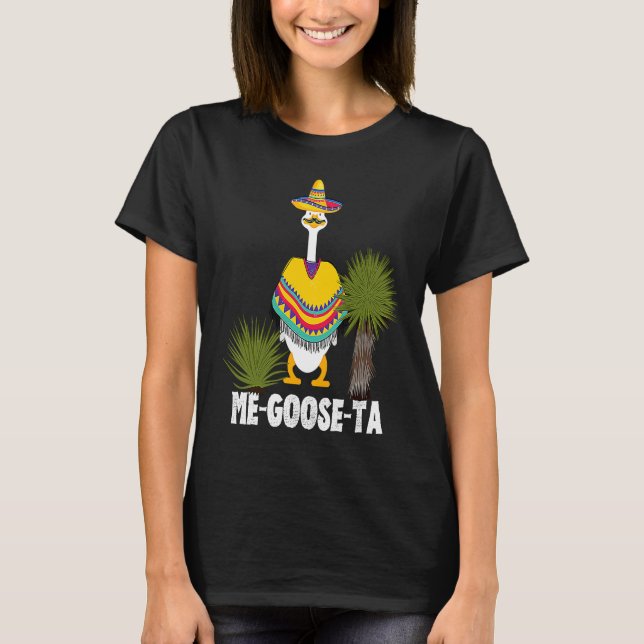 T-shirt Mexican  ME GOOSE TA Me Gusta pun (Devant)