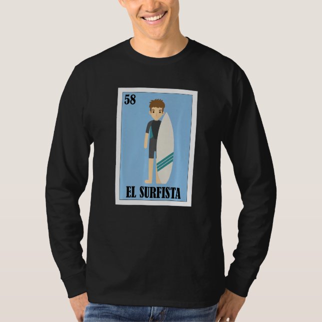 T-shirt Mexican Surfer  El Surfista (Devant)
