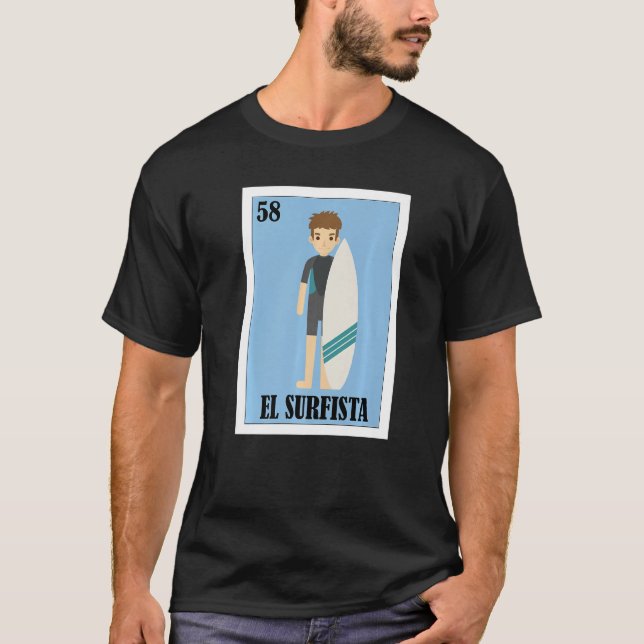 T-shirt Mexican Surfer  El Surfista (Devant)