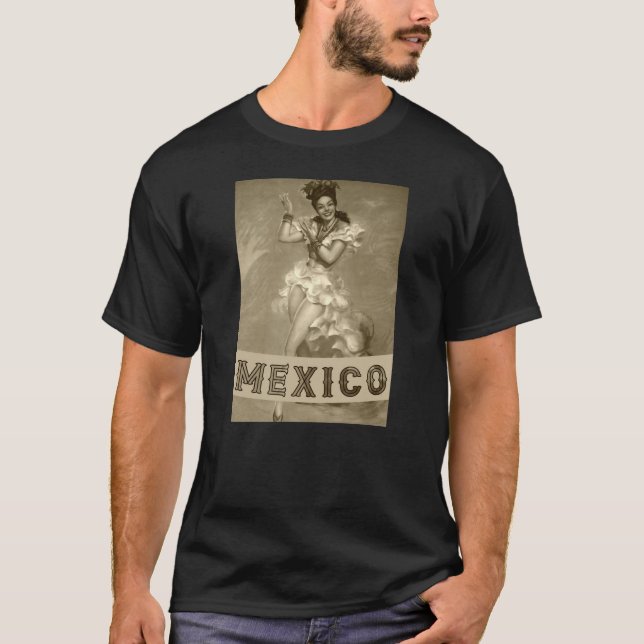 T-shirt MEXICO Art Vintage - Voyage -   (Devant)