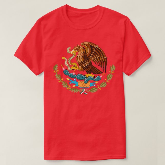 T-shirt Mexico Coat Of Arms (Design devant)