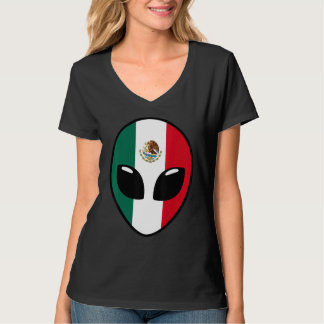 T-shirt Mexico Flag Alien Mexico