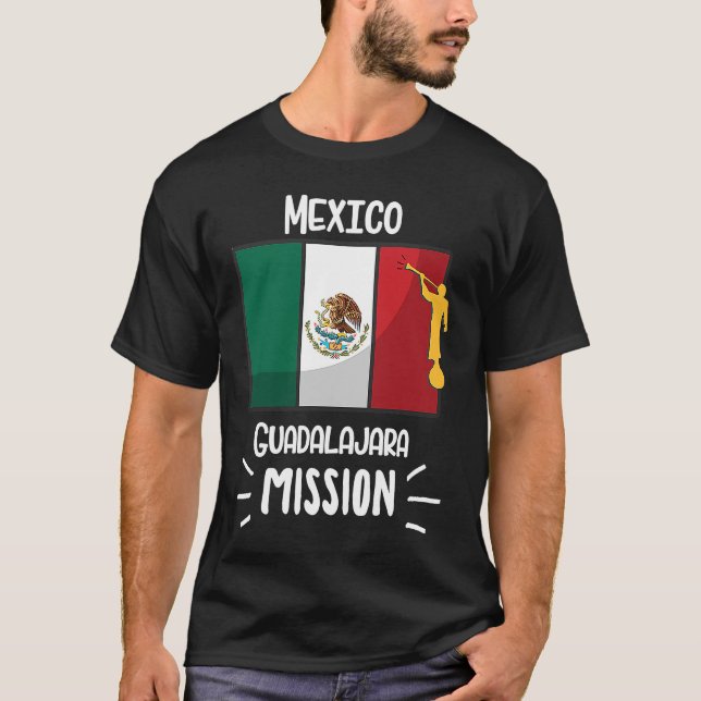 T-shirt Mexico Guadalajara Mormon LDS Mission Missionary (Devant)