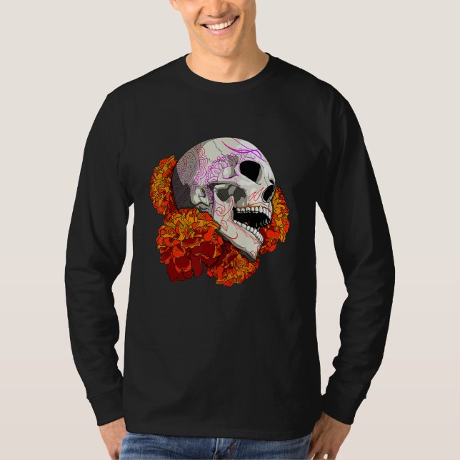 T-shirt mexico Halloween (Devant)