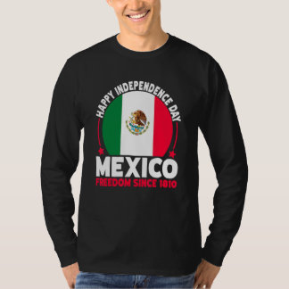 T-shirt Mexico Pride Independence Day Retro Mexican Flag 2