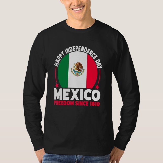 T-shirt Mexico Pride Independence Day Retro Mexican Flag 2 (Devant)