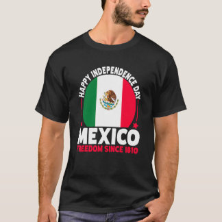 T-shirt Mexico Pride Independence Day Retro Mexican Flag 2