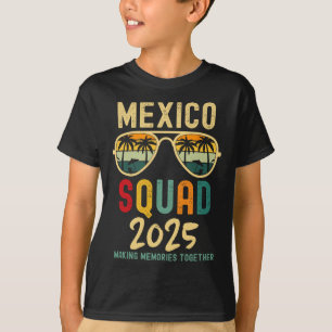 T-shirt Mexique 2025 Squad Tropical Beach Famille M