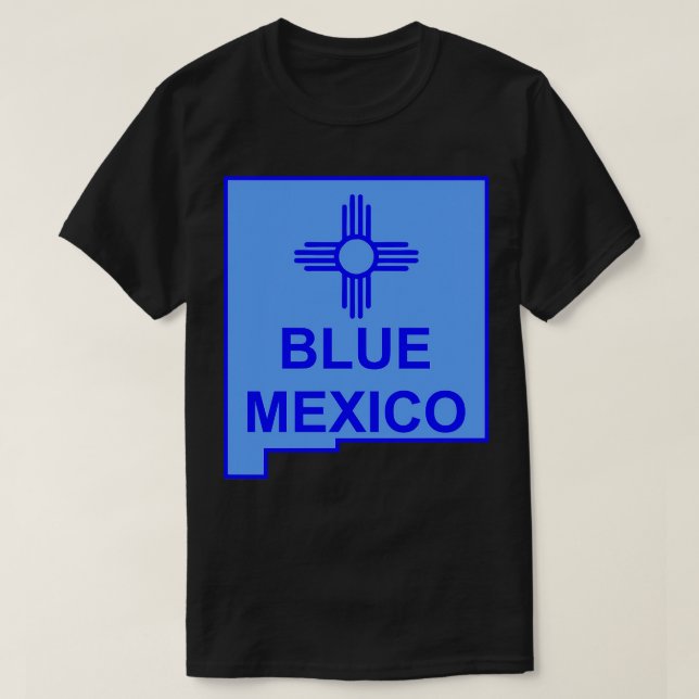 T-shirt Mexique bleu (Design devant)