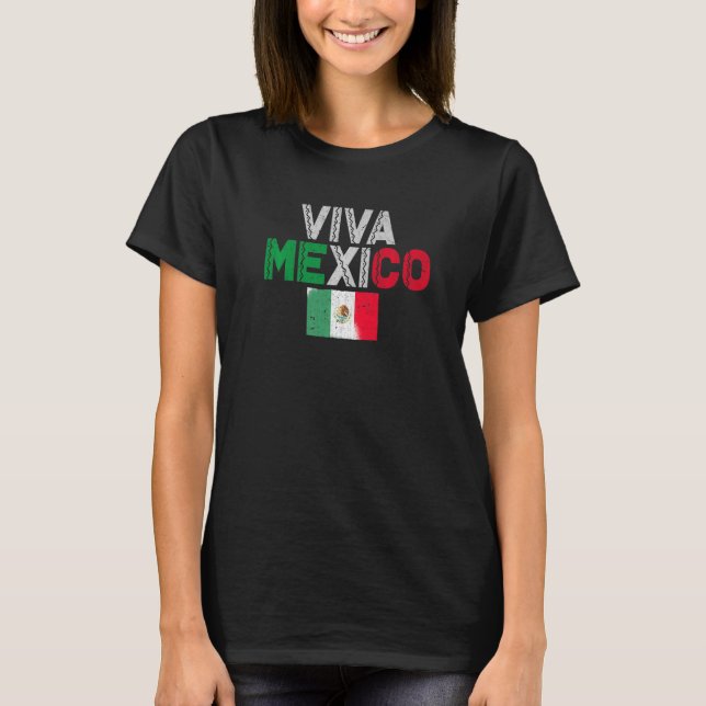 T-shirt Mexique Culture Fière Drapeau Mexicain Patrimoine  (Devant)