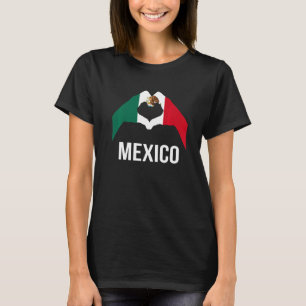 T-shirt Mexique Drapeau Amour Mexique 4