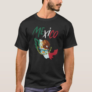 T-shirt Mexique Drapeau mexicain Vintage Fierté Retro Appa