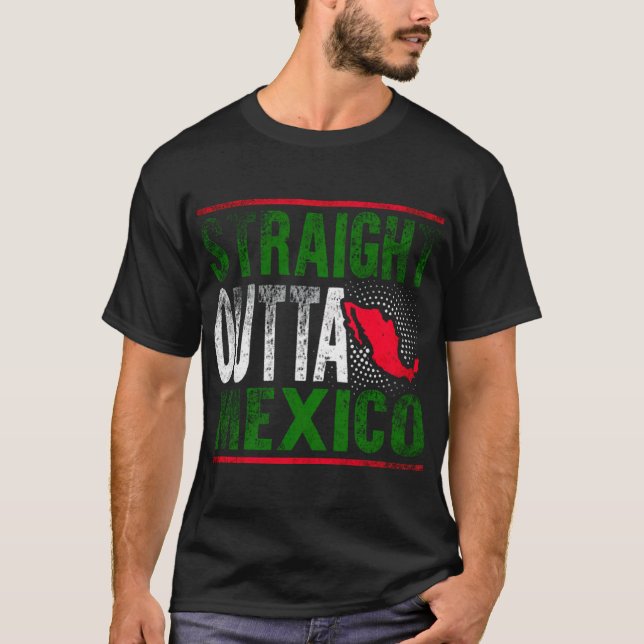 T-shirt Mexique Droit sorti du Mexique (Devant)