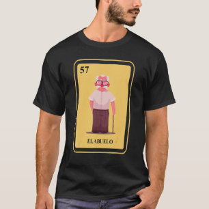 T-shirt Mexique El Abuelo traditionnel carte de bingo gran