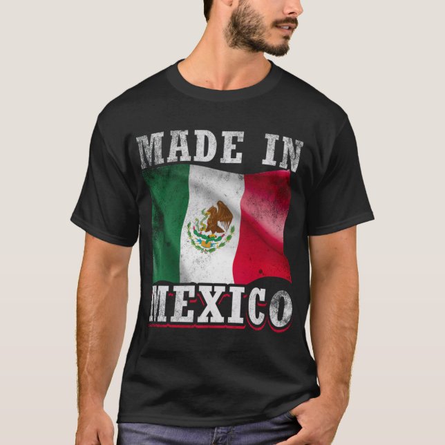T-shirt Mexique Fabriqué au Mexique (Devant)