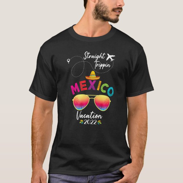 T-shirt Mexique Famille vacances Cancun 2022 Trippi droit (Devant)