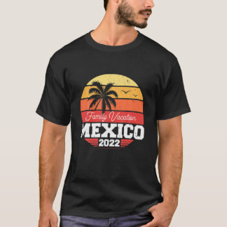 T-shirt Mexique Famille Vacation 2022 Groupe Famille Corre