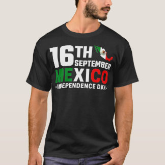 T-shirt Mexique Fierté Fête de l'Indépendance 2022 Drapeau