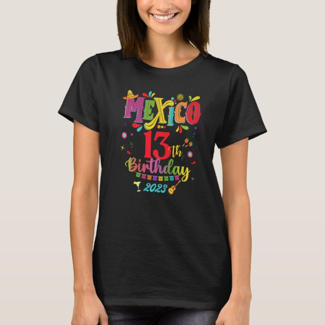 T-shirt Mexique Fiesta 50e Anniversaire Matching Group 7 (Devant)