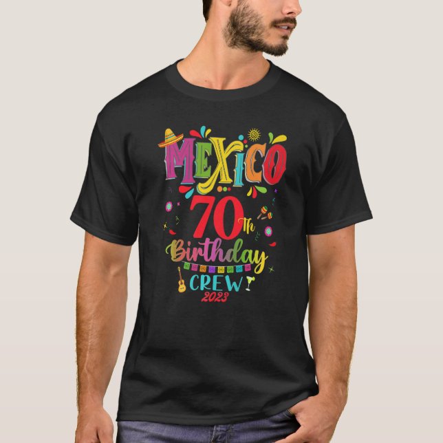 T-shirt Mexique Fiesta 50e Anniversaire Matching Group 8 (Devant)