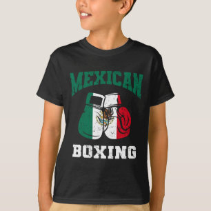 T-shirt Mexique Gants de boxe Mexique Pride Patriotic Mens