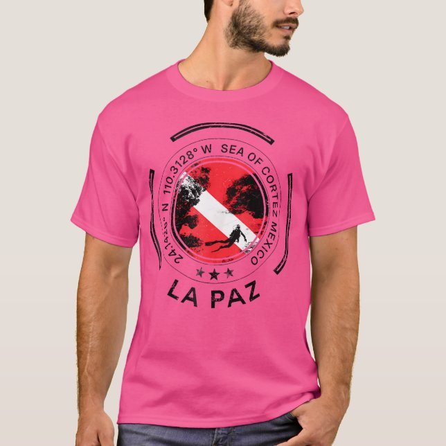 T-shirt Mexique La Paz Plongée (Devant)