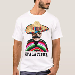 T-shirt mexique, mexicaine, viva la fiesta