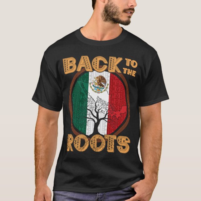T-shirt Mexique Mexique Drapeau Chicano Latino Mexique Me  (Devant)