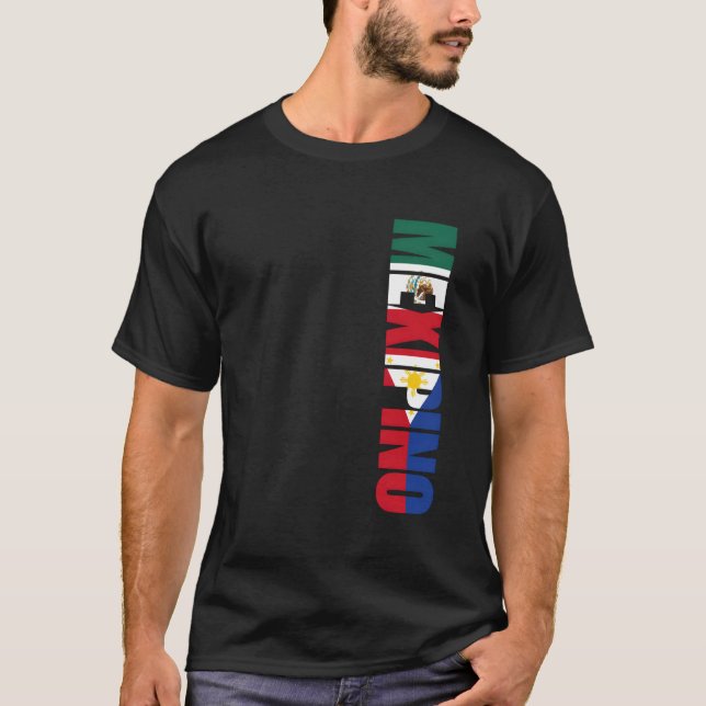 T-shirt Mexique Mexique Philippin American Heritage Verte (Devant)
