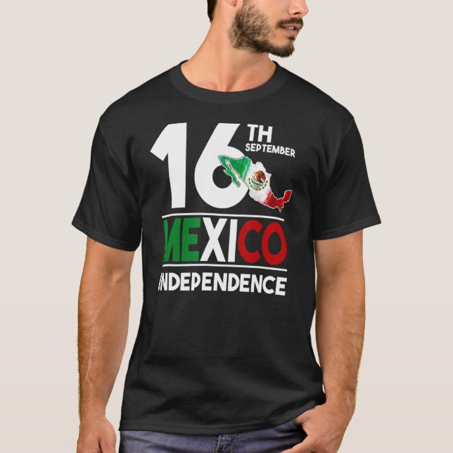 T-shirt Mexique Pride Independence Day 2022 Mexique Drapea (Devant)