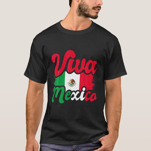 T-shirt Mexique Pride Mexico City Cadeau Viva Mexique (Devant)