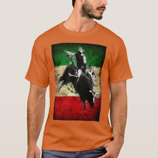 T-shirt Mexique Taureau Pour Hommes Ranch Rider Vache Mexi