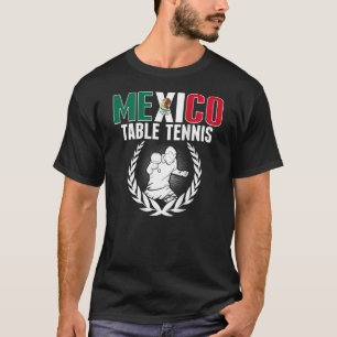 T-shirt Mexique Tennis de table Mexique Ping Pong Team Sou