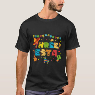 T-shirt Mexique Thème 3ème anniversaire 3 ans Enfants Troi