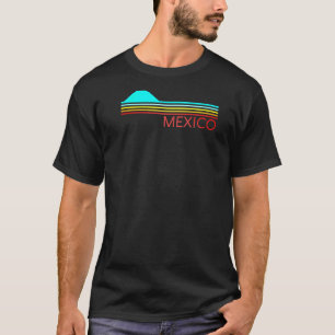 T-shirt Mexique Vacances Rétro Cancun Voyage Mexicaine Res